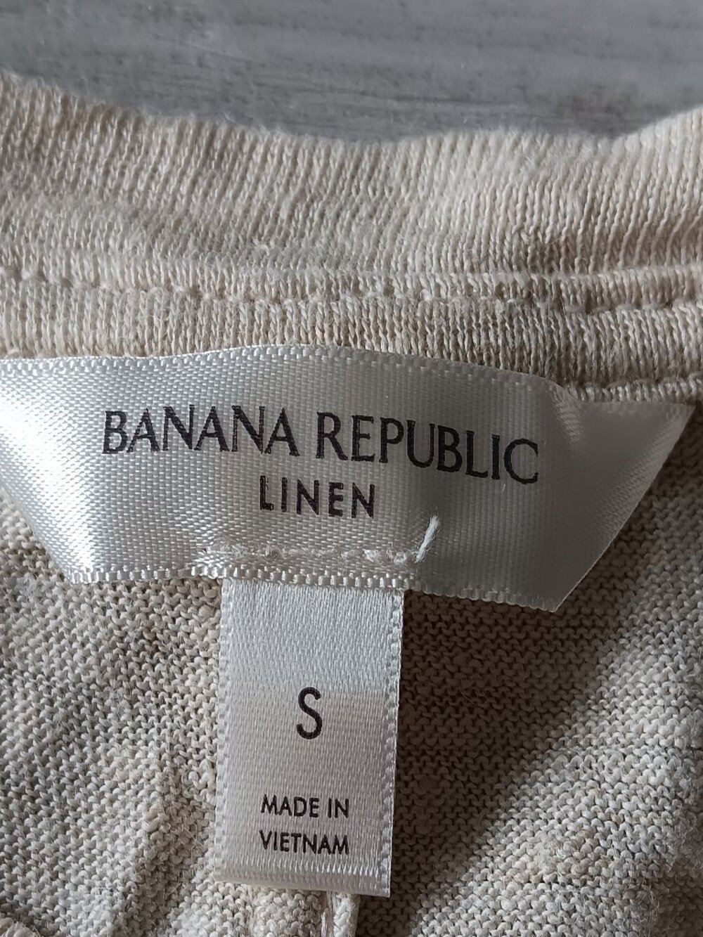 Banana Republic Linen Short Sleeve Dolman Relaxed Fit Shirt Beige Small - Picture 2 of 8